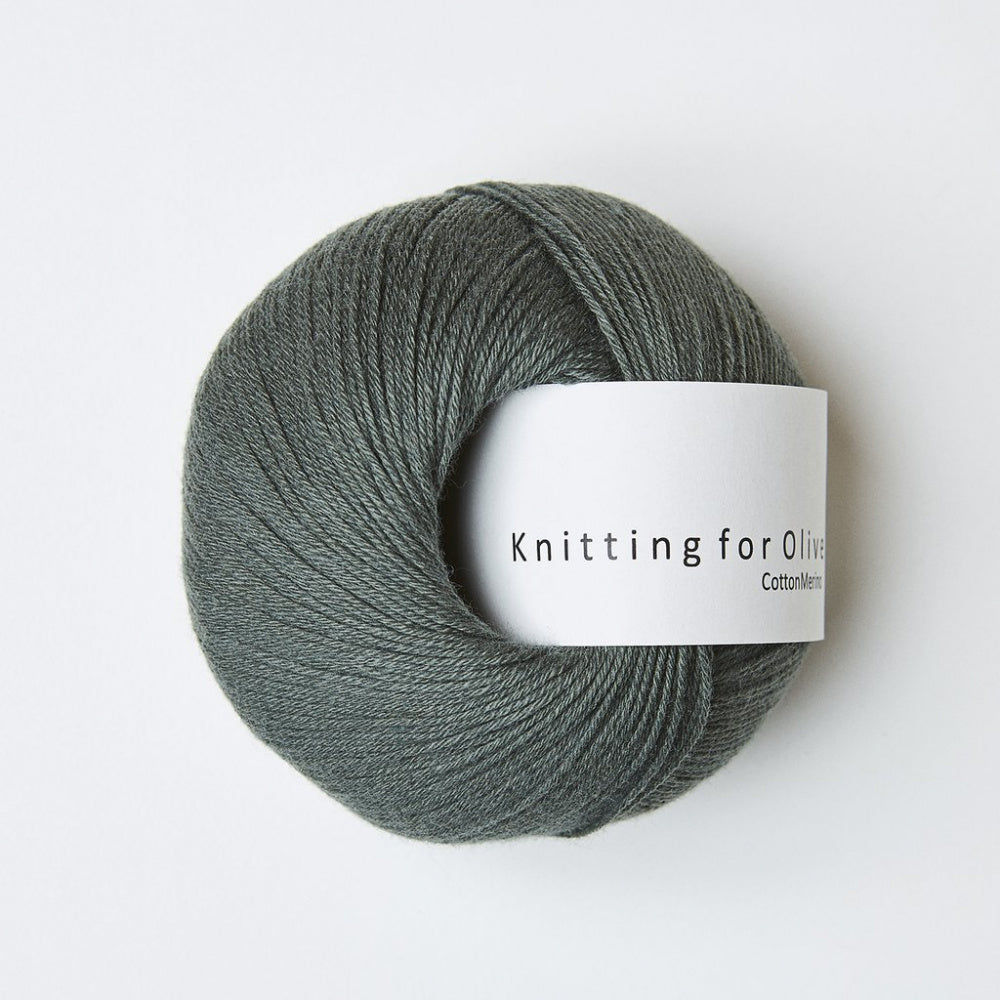 Mørk Søgrøn -	Cotton Merino - Knitting for Olive - Garntopia