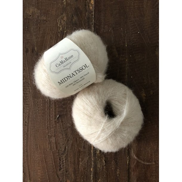 9506 Lys beige  - Midnatssol - CaMaRose - Garntopia