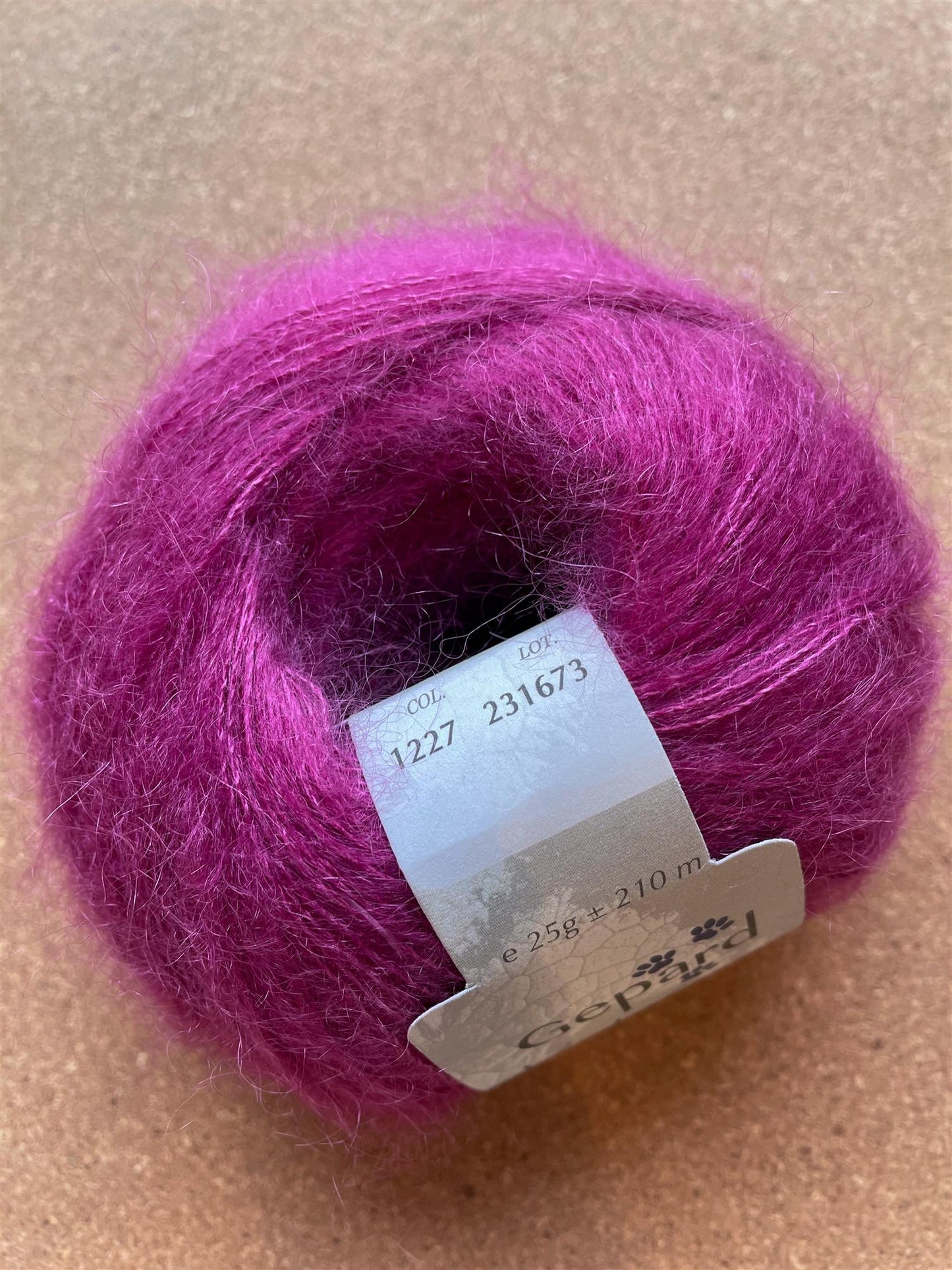 1227 Cyclamen - Kid Seta - Gepard Garn - Garntopia