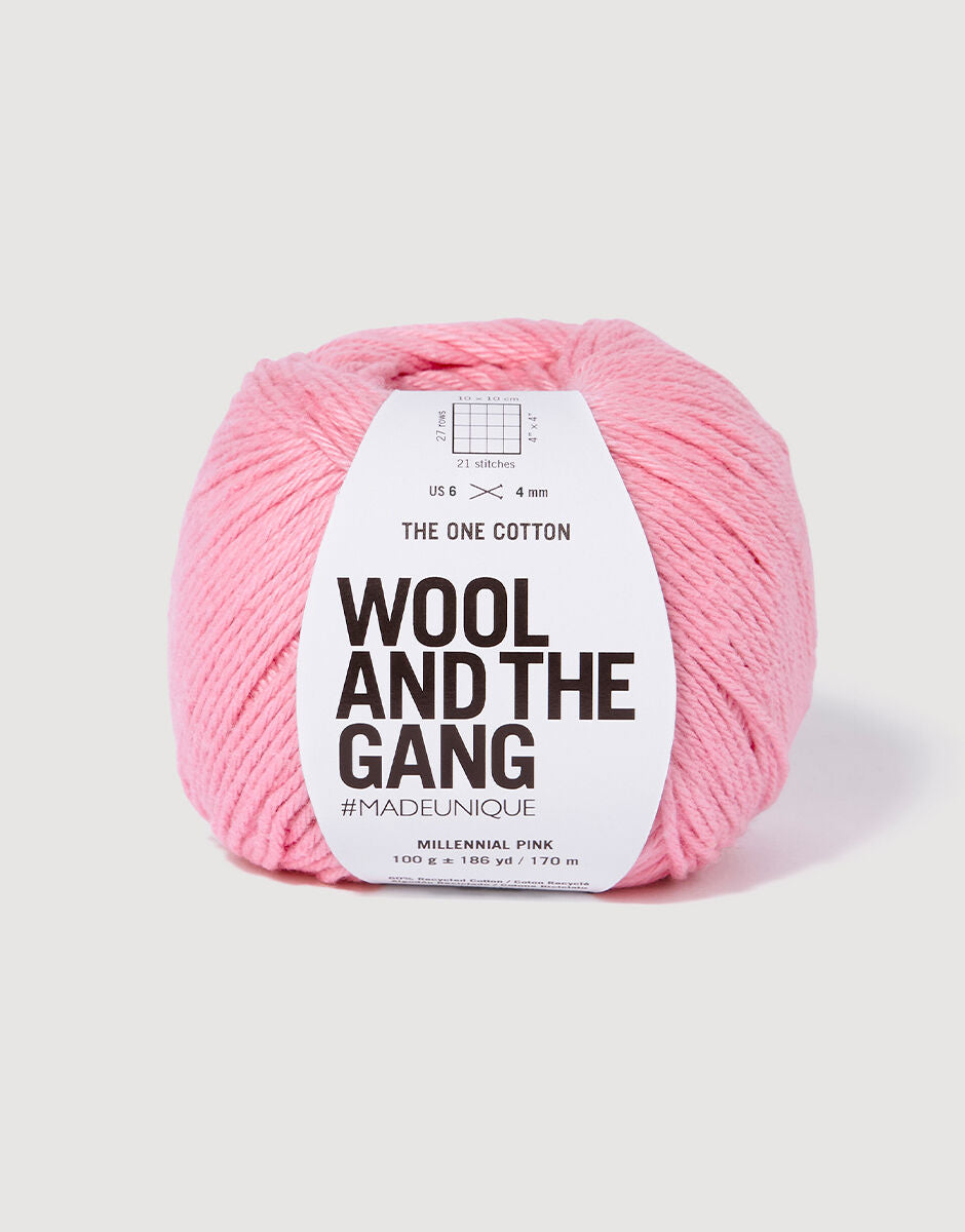 Millennial Pink - The One Cotton - Wool and the gang - Garntopia