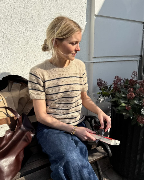 Ida Tee  - Papir - PetiteKnit - Garntopia