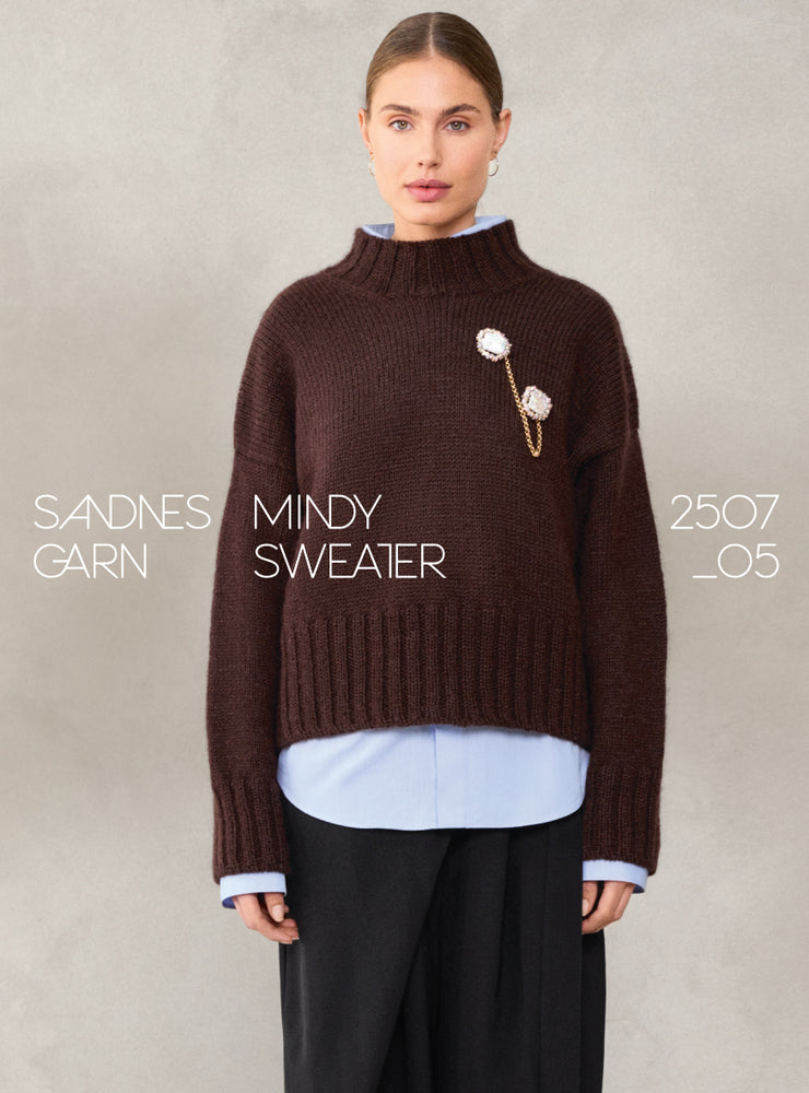 2507 - DIY - NR. 5  Mindy Sweater Chunky Edition - Sandnes garn - Garntopia