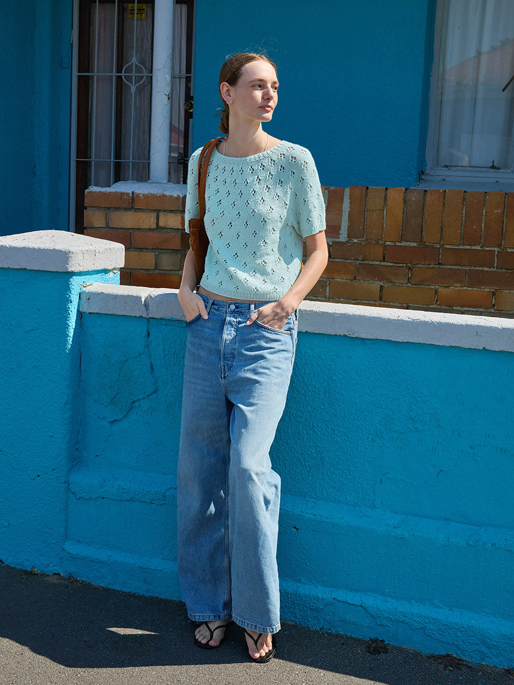 2604 - Sommerstrikk - NR 2 Elodie Tee - Sandnes garn - Garntopia