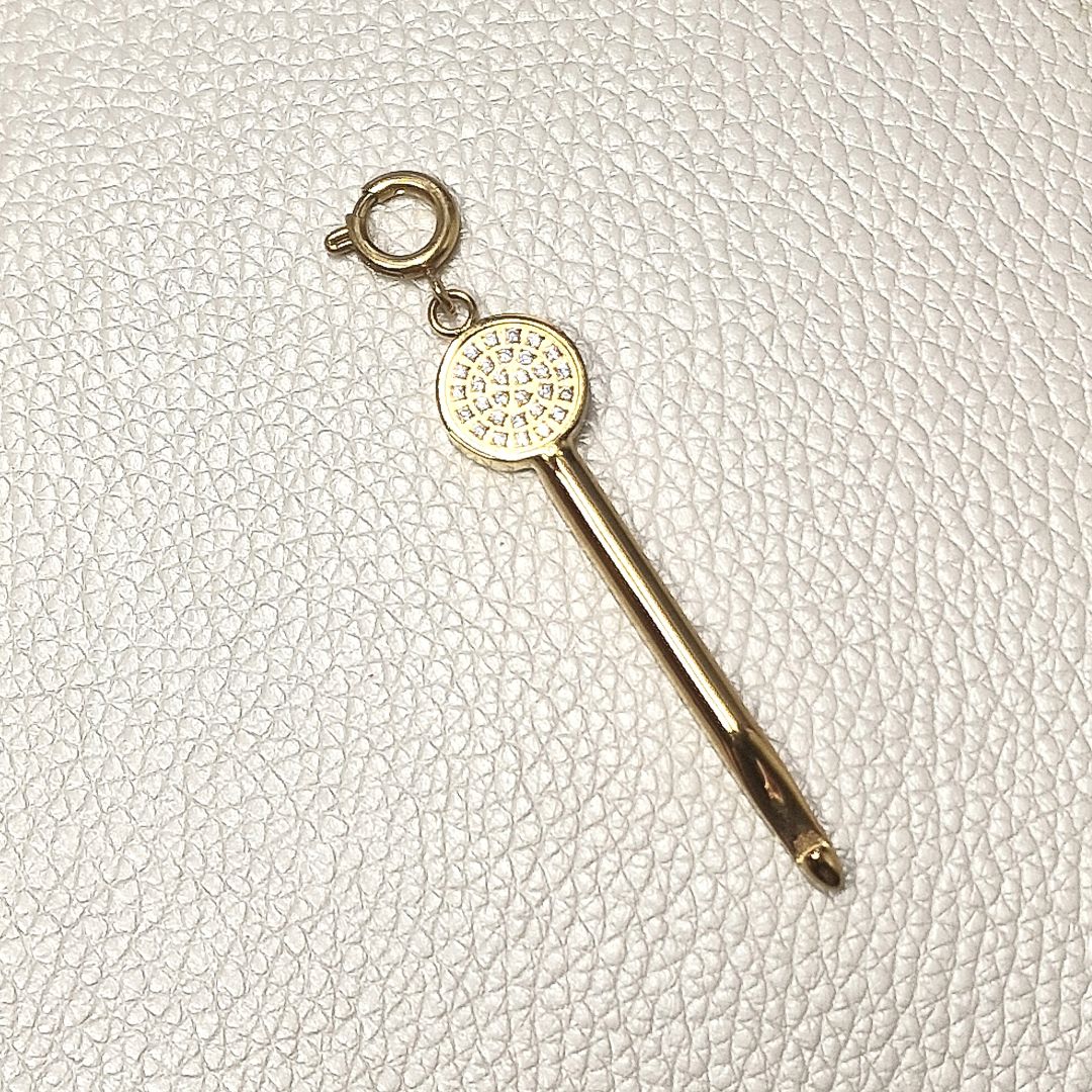 My Pearl - Crochet hook - Charm - Gold - SILFA ehf - Garntopia