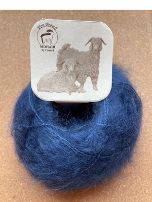 3018 Dyb Blå -	Brushed Lace - Mohair by Canard - Garntopia
