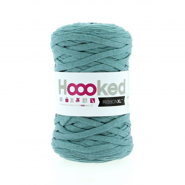 Emerald Splash -	Ribbon XL Solid - Hoooked Yarn - Garntopia