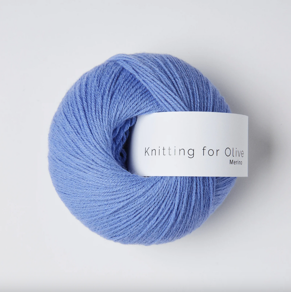 Lavendelblå -	Merino - Knitting for Olive - Garntopia