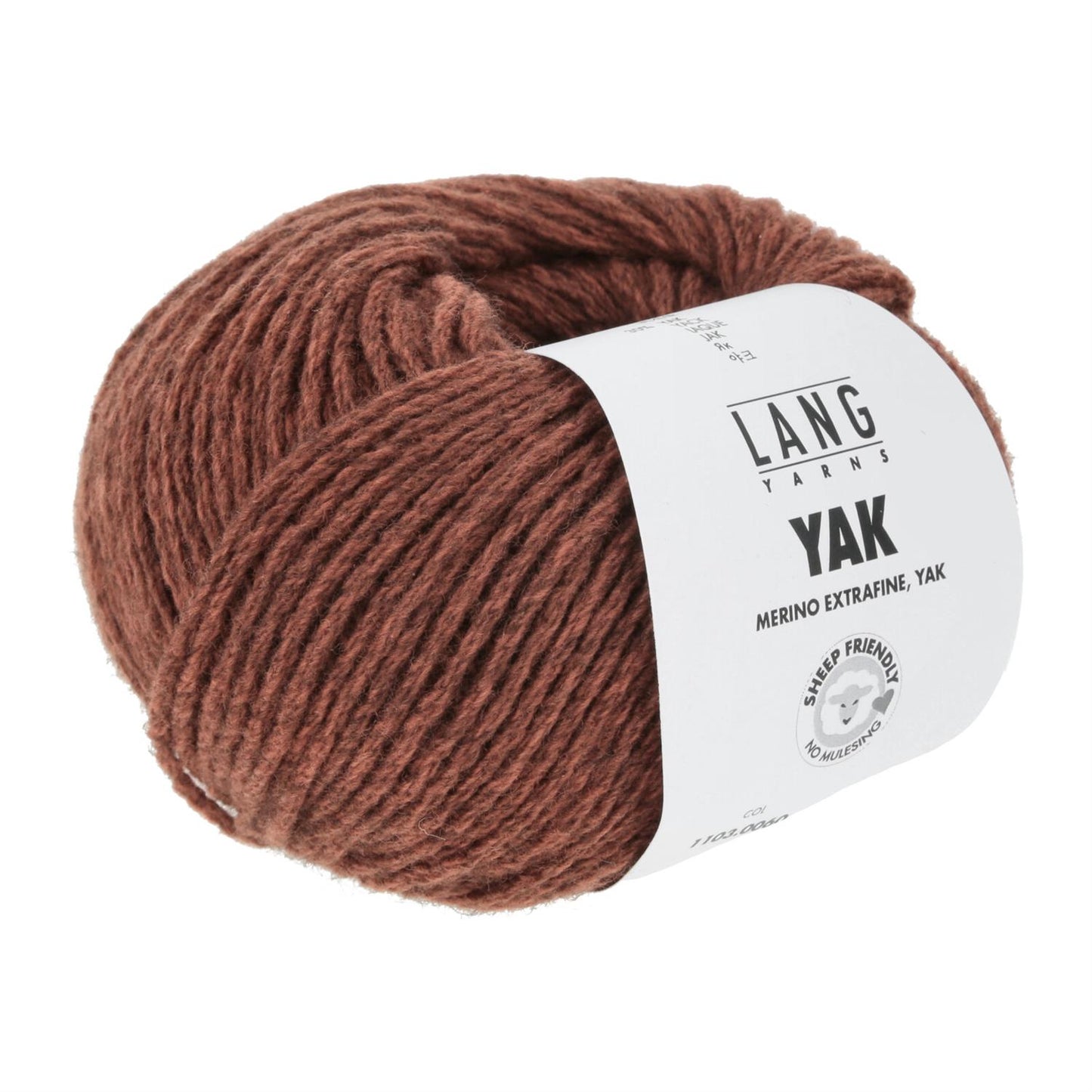 60  Rustrød - 	Yak - Lang Yarns - Garntopia