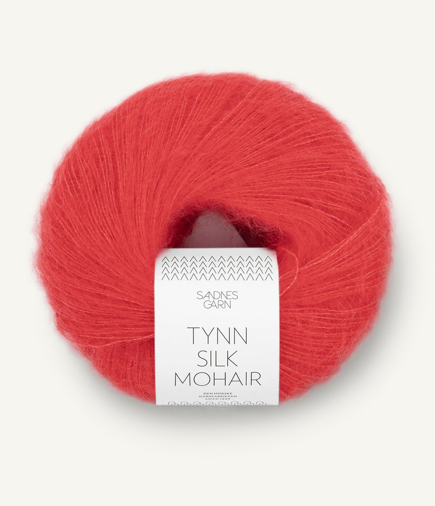 4008 Poppy -	Tynn Silk Mohair