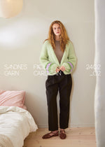 2402 - Ballerina Chunky Mohair - Nr. 2 FACILE CARDIGAN CHUNKY - Papir - Sandnes garn - Garntopia