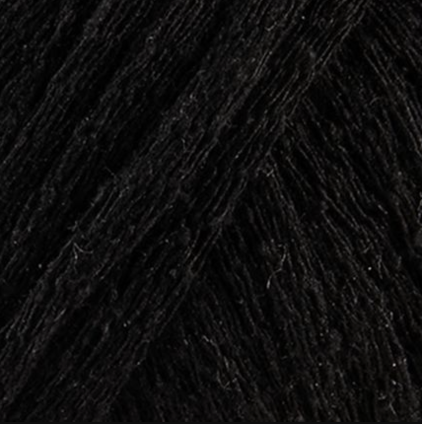 18 Sort - Luxury Silk - Laines Du Nord - Garntopia