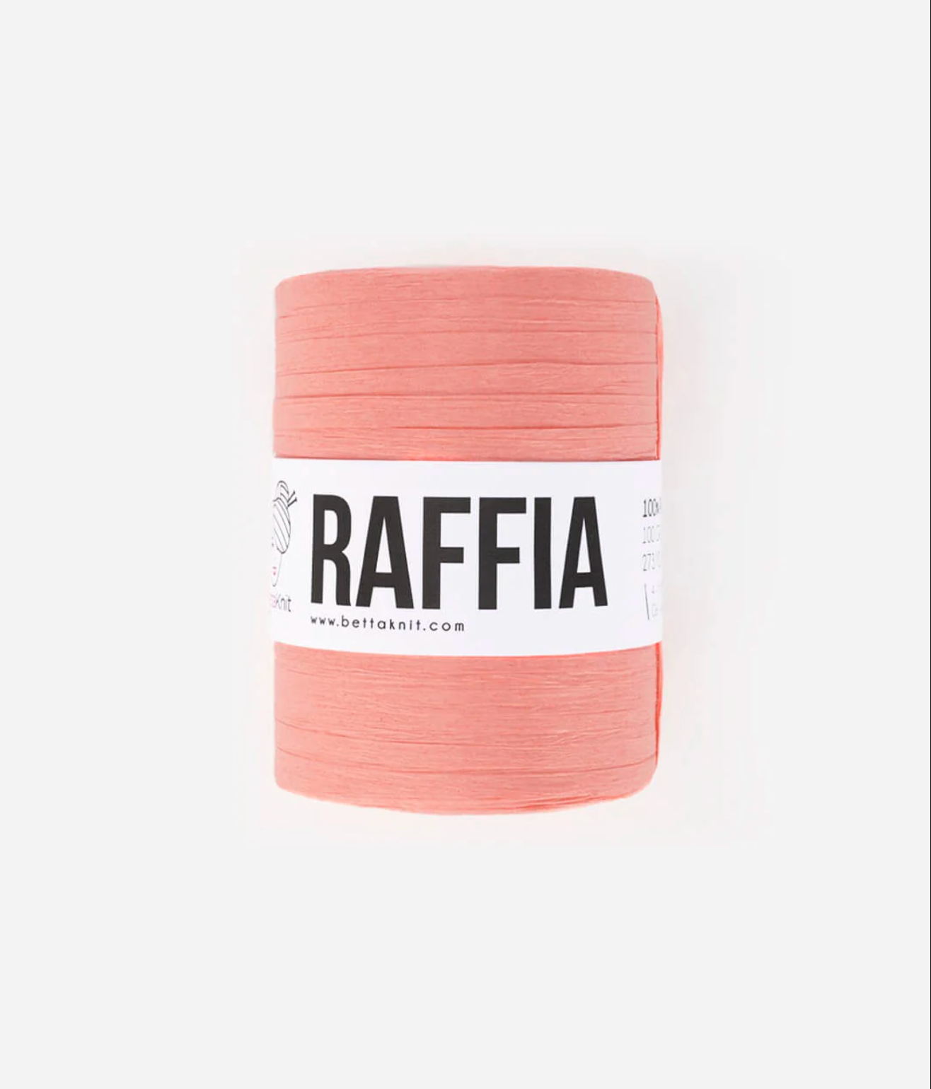 Peach - Raffia - BettaKnit - Garntopia