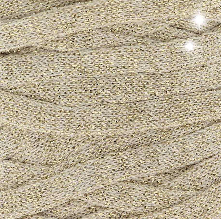 Golden Dust -	Ribbon XL Lurex - Hoooked Yarn - Garntopia