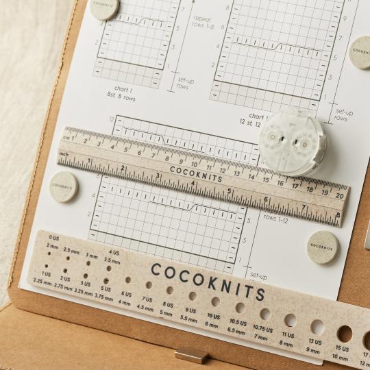 Ruler and Needle gauge set - Cocoknits - Garntopia