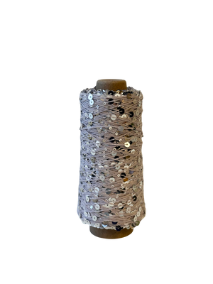 Stone Grau - Paillettengarn 200gr
