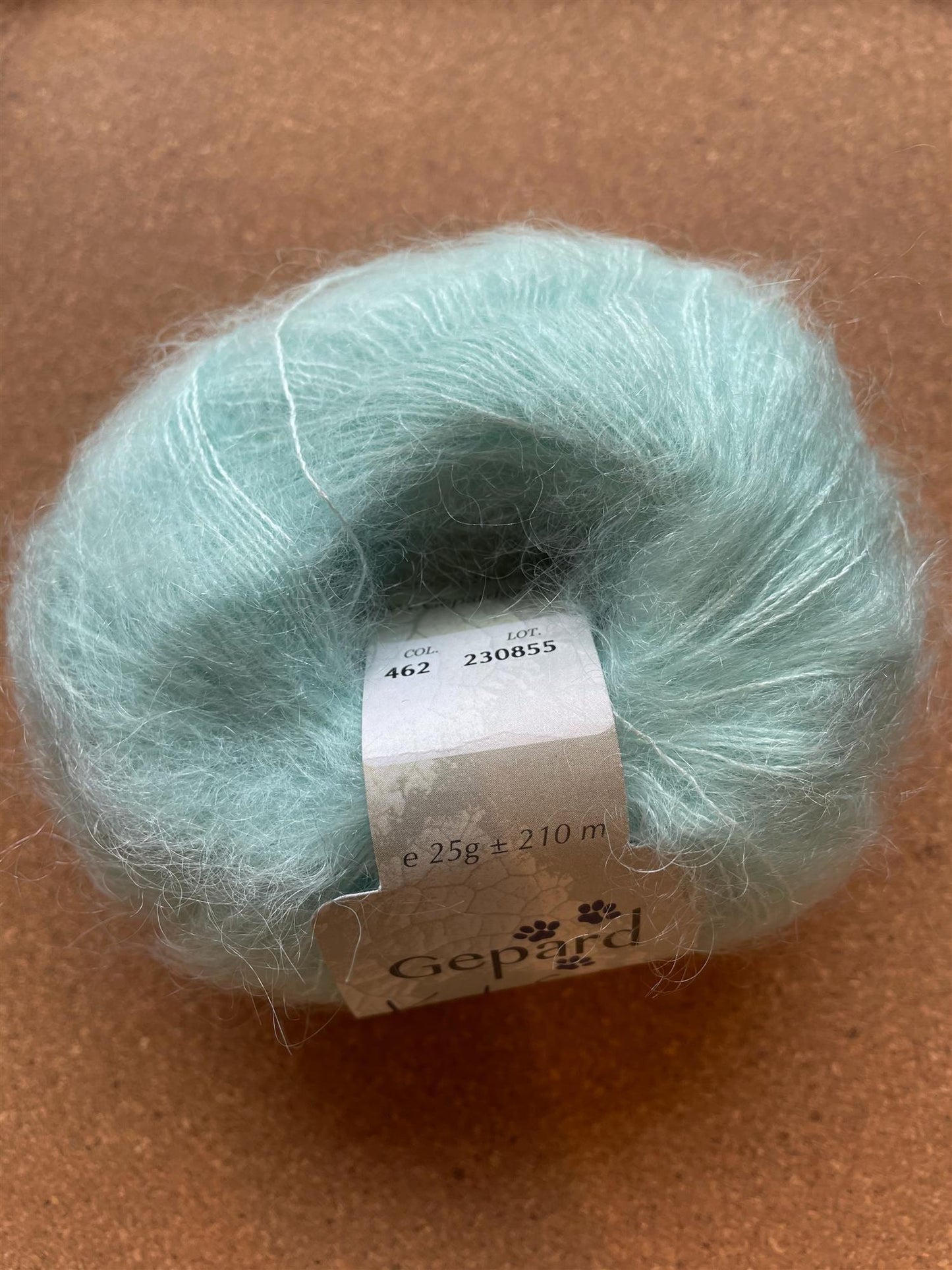 462 Lys turkis - Kid Seta - Gepard Garn - Garntopia