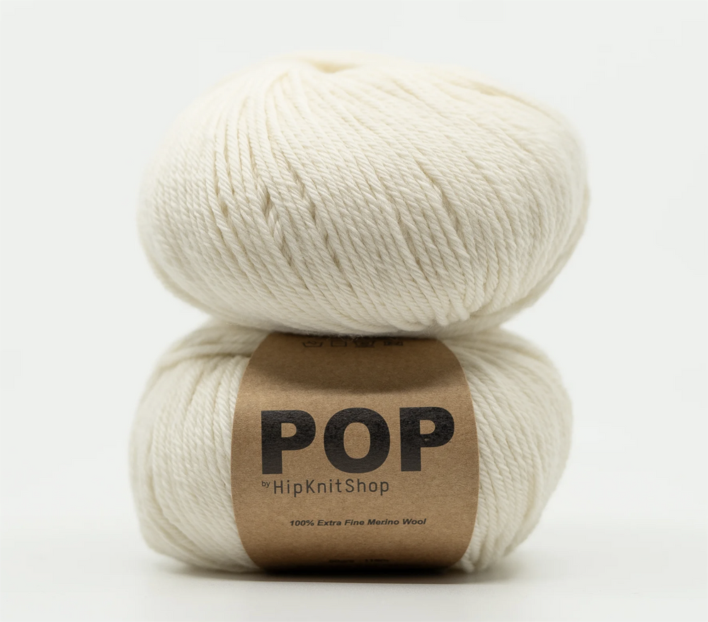 Coconut White - Pop Merino - HipKnitShop - Garntopia