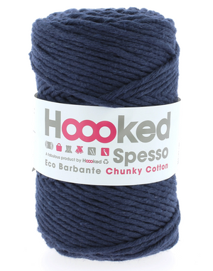Marine - Spesso Chunky Cotton 200g - Hoooked Yarn - Garntopia
