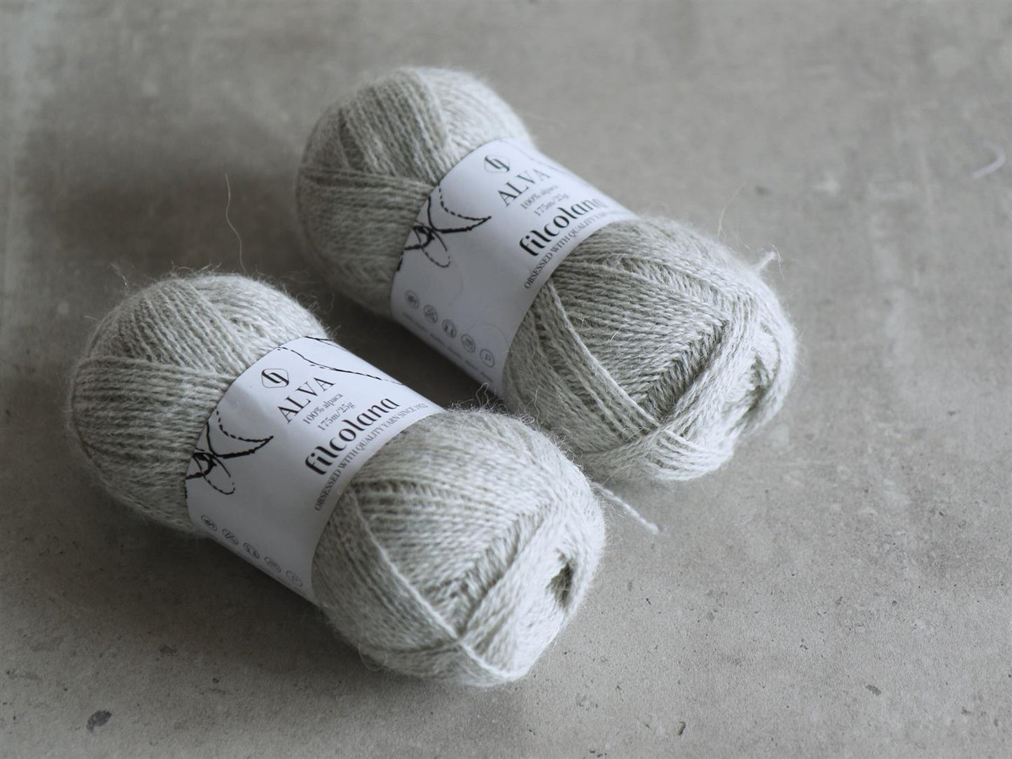 950 Winter Grey (melange) - Alva - Filcolana - Garntopia