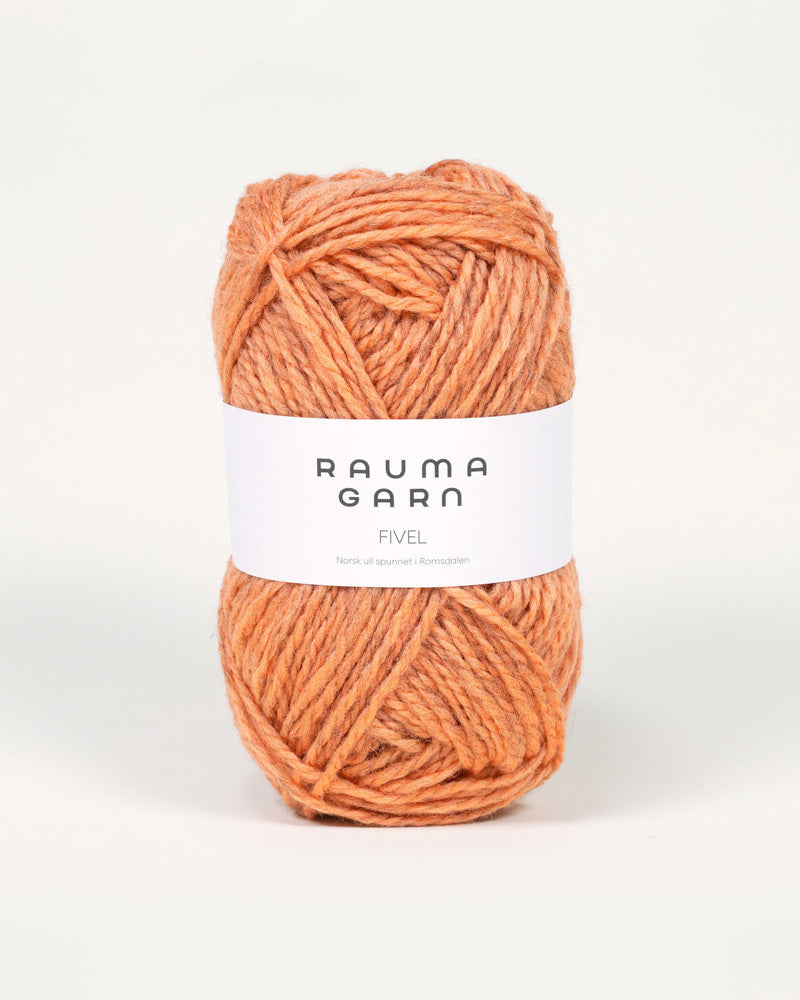 303 Fersken melert -	Fivel - Rauma Garn - Garntopia