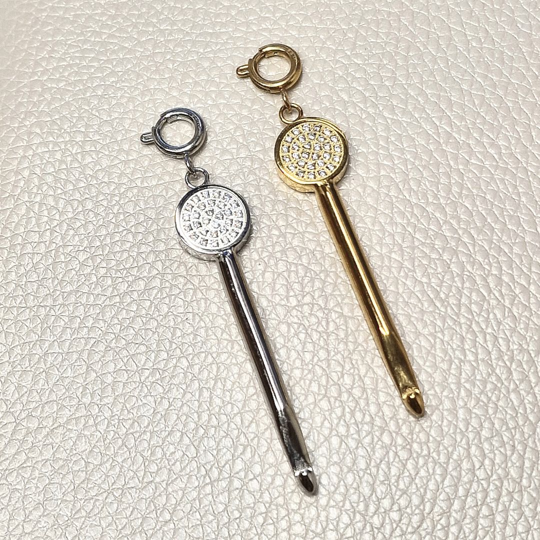 My Pearl - Crochet hook - Charm - Gold - SILFA ehf - Garntopia