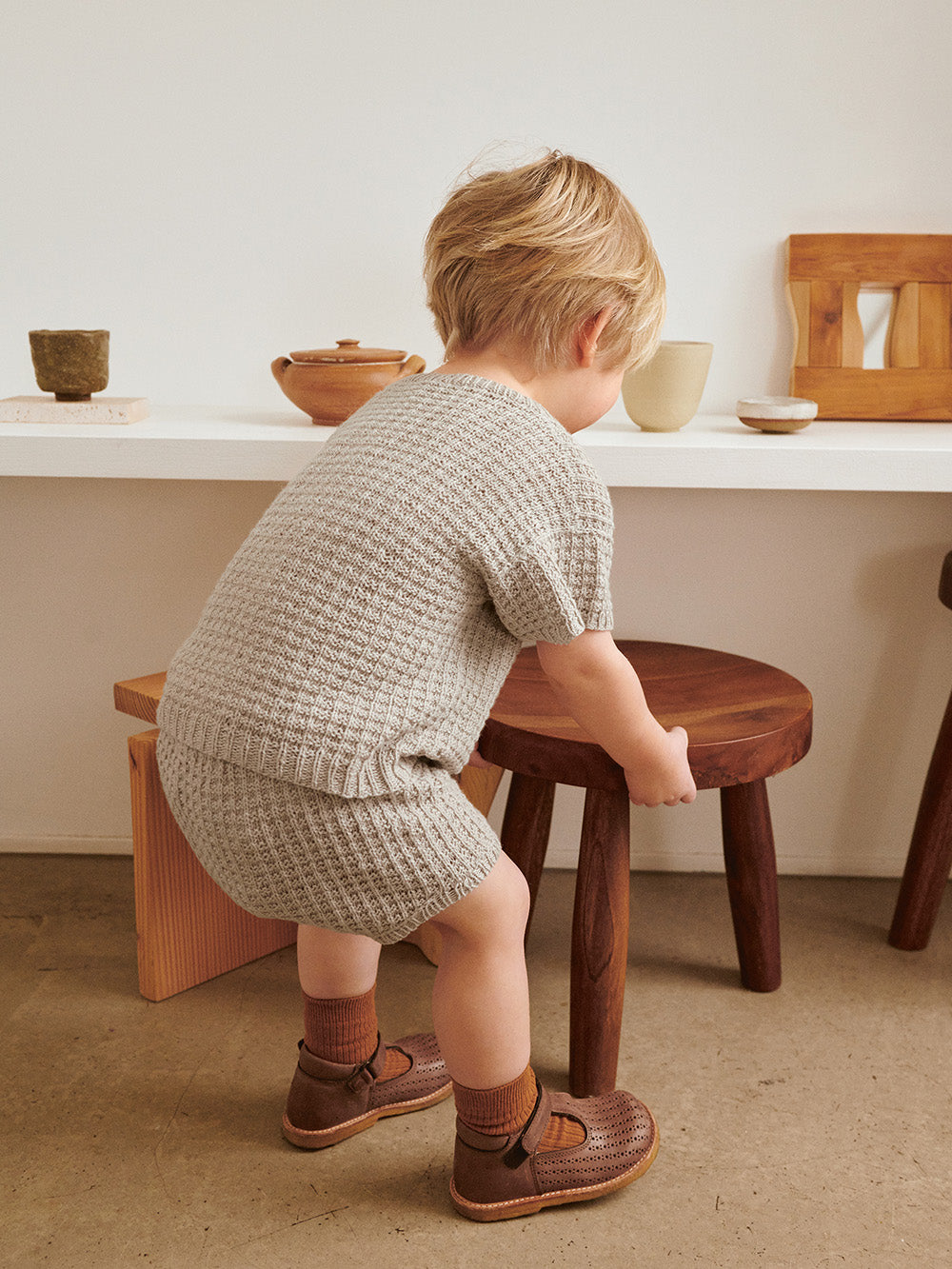 2505 - Sommerbaby - Nr. 3 Leo Tee & Bloomer Baby - Sandnes garn - Garntopia