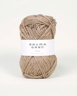 302 Sand melert -	Fivel - Rauma Garn - Garntopia