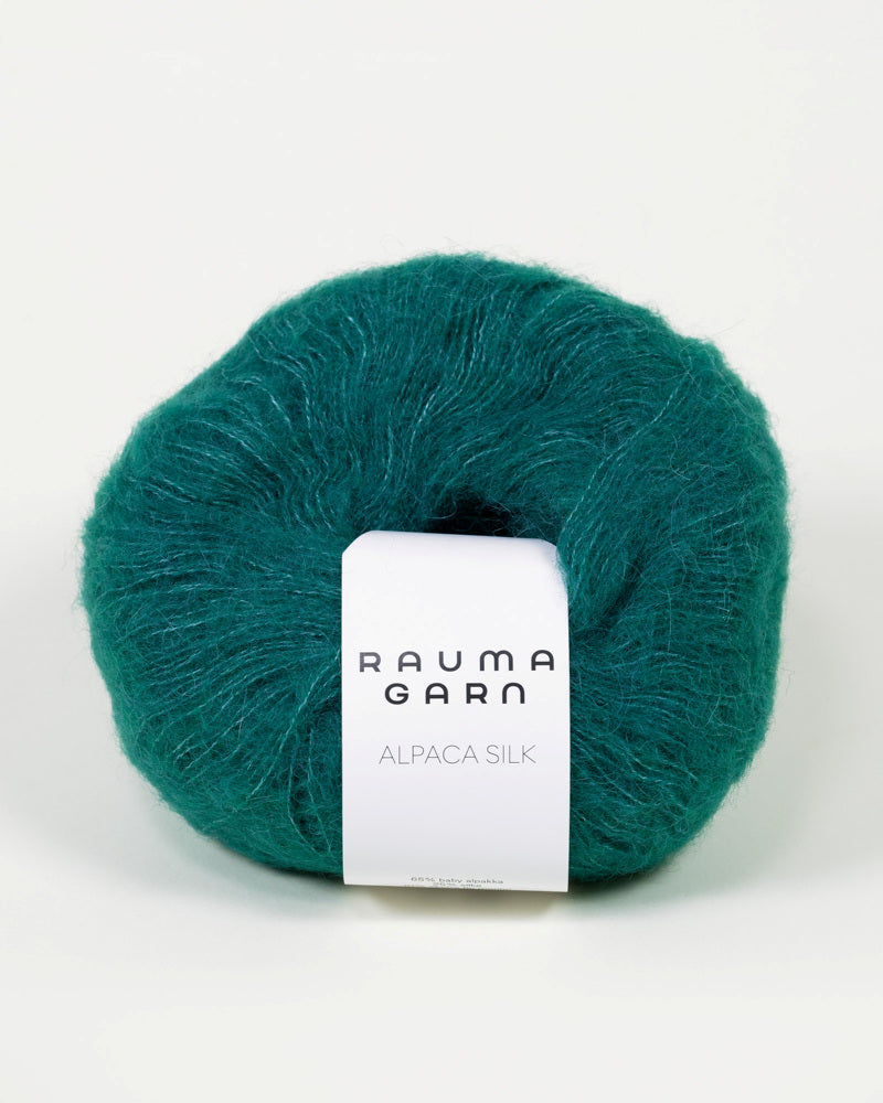 0961 Dark green - Alpaca Silk