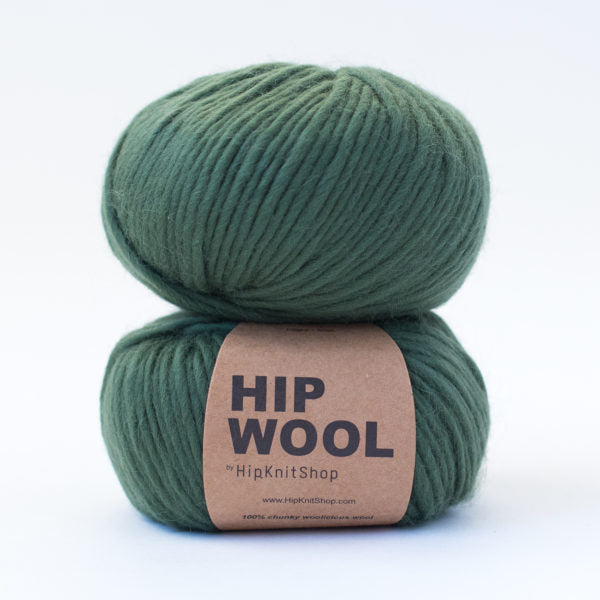Dark olive green -	Hip Wool - HipKnitShop - Garntopia