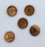 Olive button - 15mm