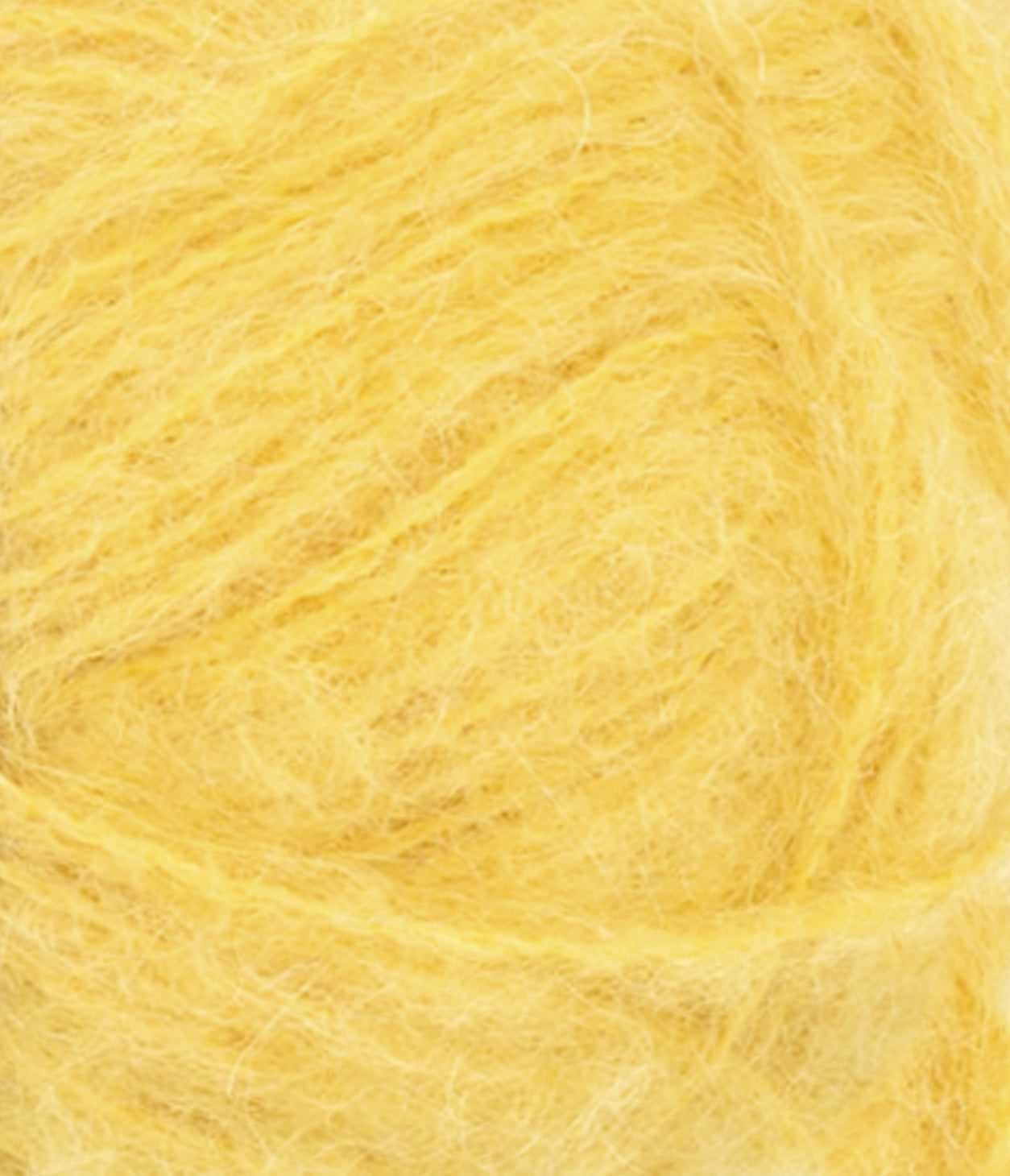 UTGÅTT 2016 Solgul -	Børstet alpakka - Sandnes garn - Garntopia