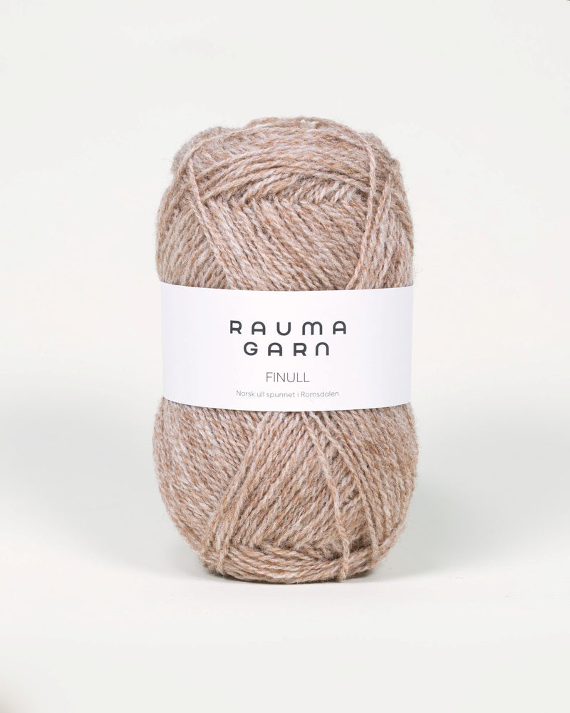 406 Beige Melert -	Finull Pt2 - Rauma Garn - Garntopia