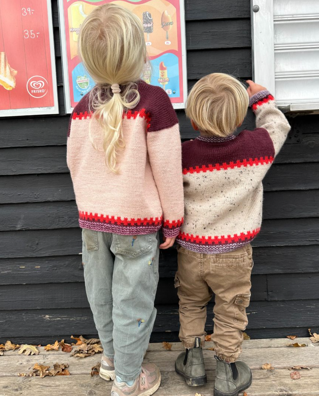 Cross Sweater Junior - Papir - PetiteKnit - Garntopia