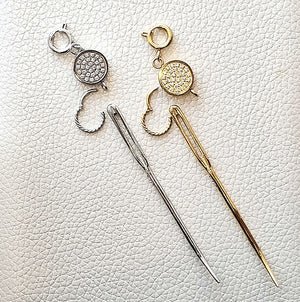 My Pearl - Tapestry needle - Charm - Silver