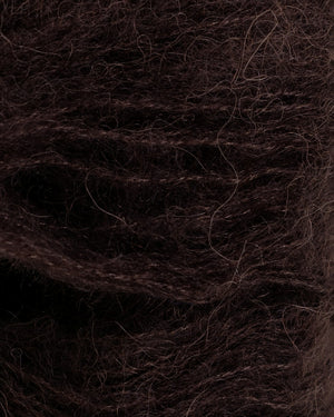 422 Mørk brun -	Alpaca Silk