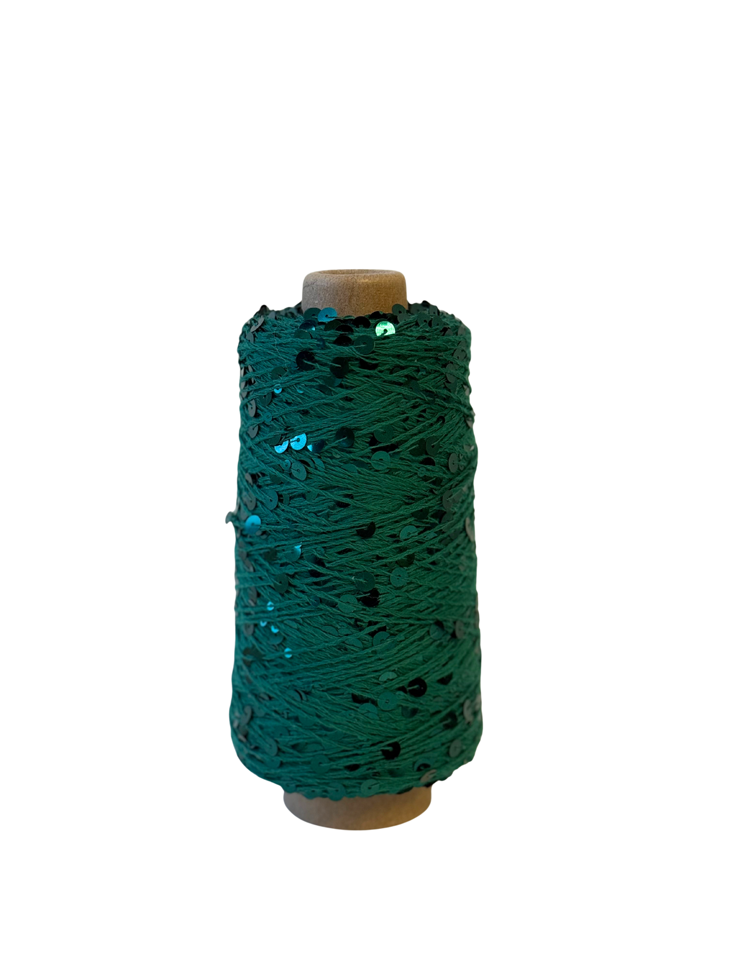 Smaragd - Paillettengarn 200gr - Wolle Halle - Garntopia