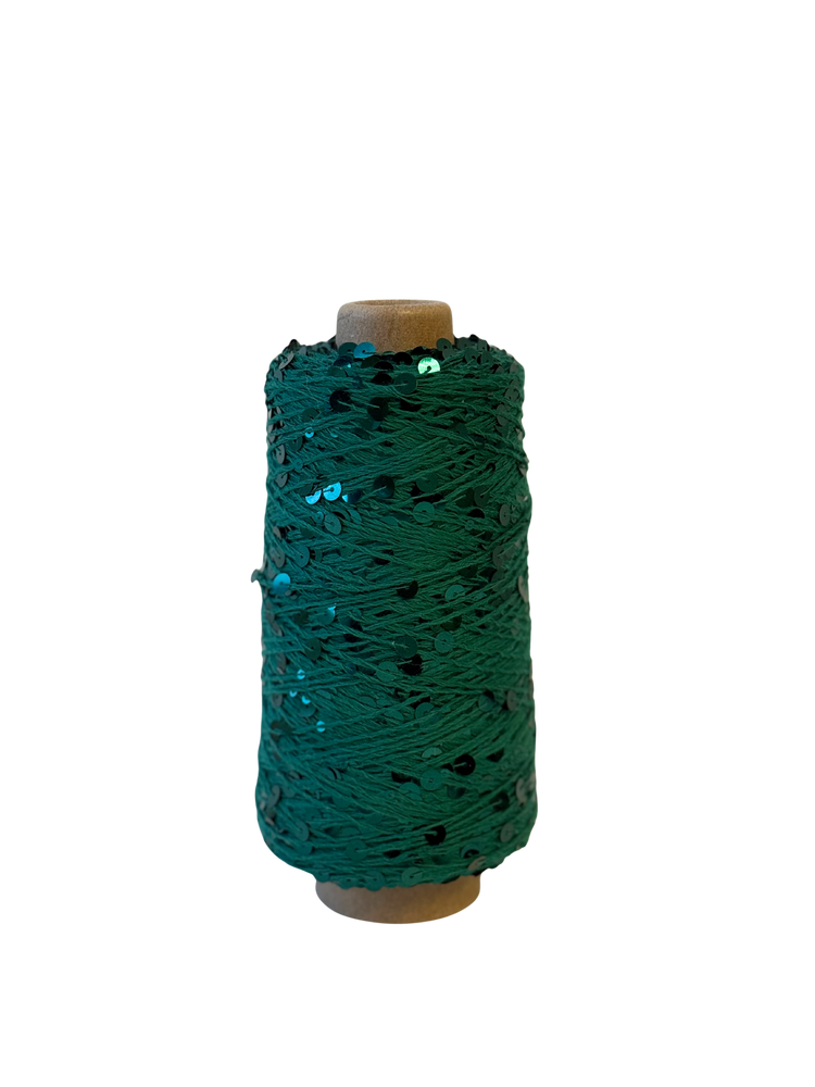 Smaragd - Paillettengarn 200gr