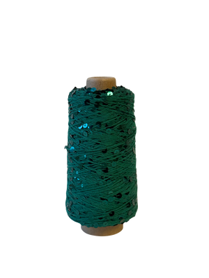 Smaragd - Paillettengarn 200gr