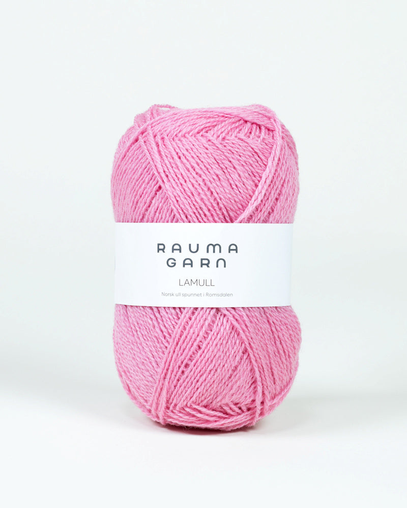 L115 Lys rosa -	Lamullgarn - Rauma Garn - Garntopia