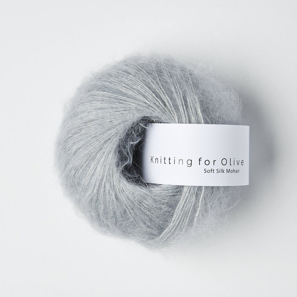Pudderblå -	Soft Silk Mohair - Knitting for Olive - Garntopia