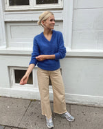 Stockholm Sweater V-Neck - Papir - PetiteKnit - Garntopia