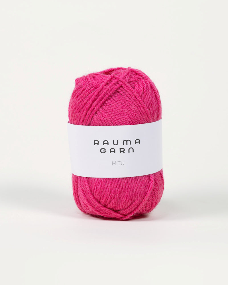8141 Mørk rosa -	Mitu - Rauma Garn - Garntopia
