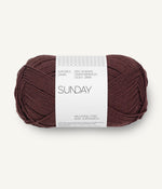 4381 Dark Fudge -	Sunday - Sandnes garn - Garntopia