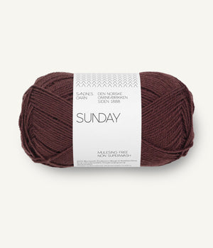 4381 Dark Fudge -	Sunday - Sandnes garn - Garntopia