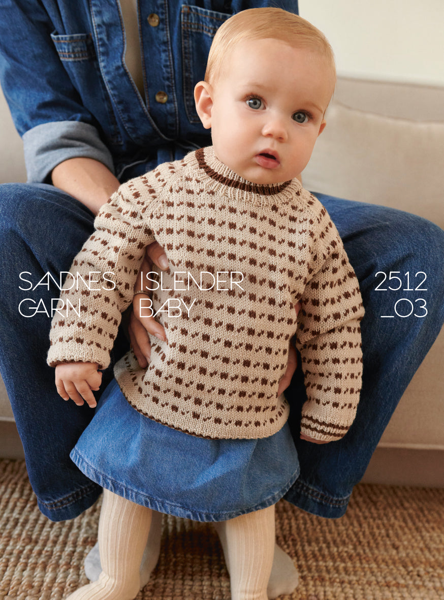 2512 - Norske Ikoner Baby - NR 3 ISLENDERGENSER BABY - Sandnes garn - Garntopia
