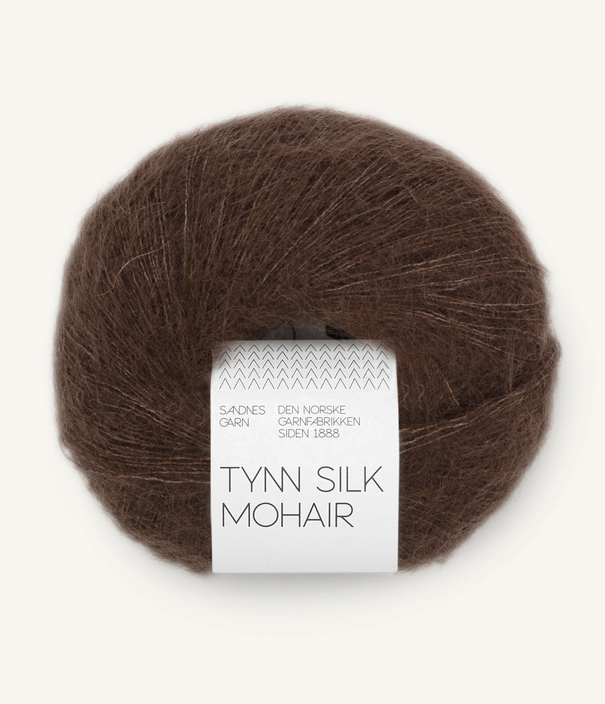 3091 Cacao Nibs -	Tynn Silk Mohair - Sandnes garn - Garntopia