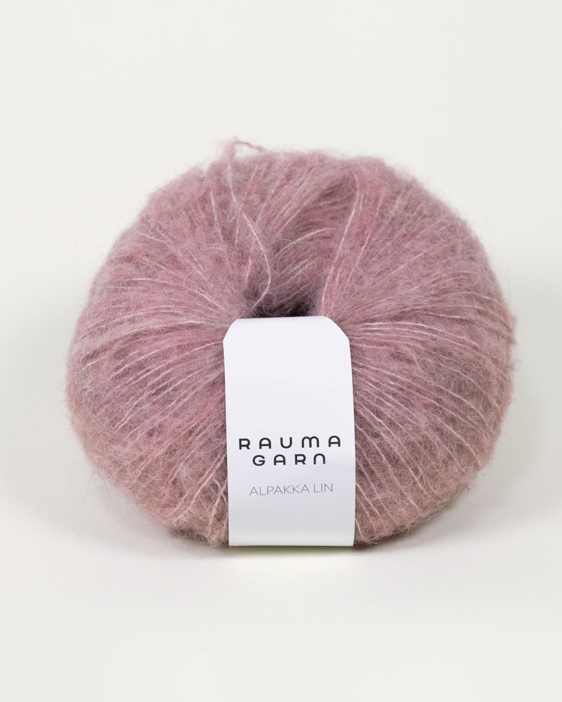 1338 - Pudderrosa -	Alpakka Lin - Rauma Garn - Garntopia