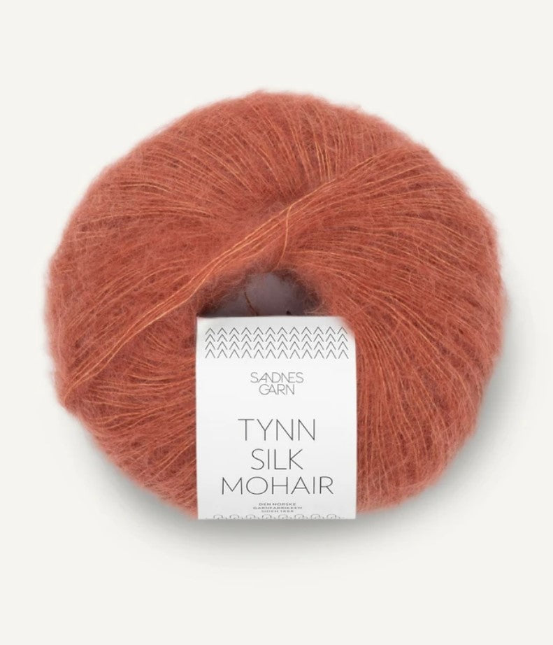 3535 Lys Kobberbrun -	Tynn Silk Mohair - Sandnes garn - Garntopia
