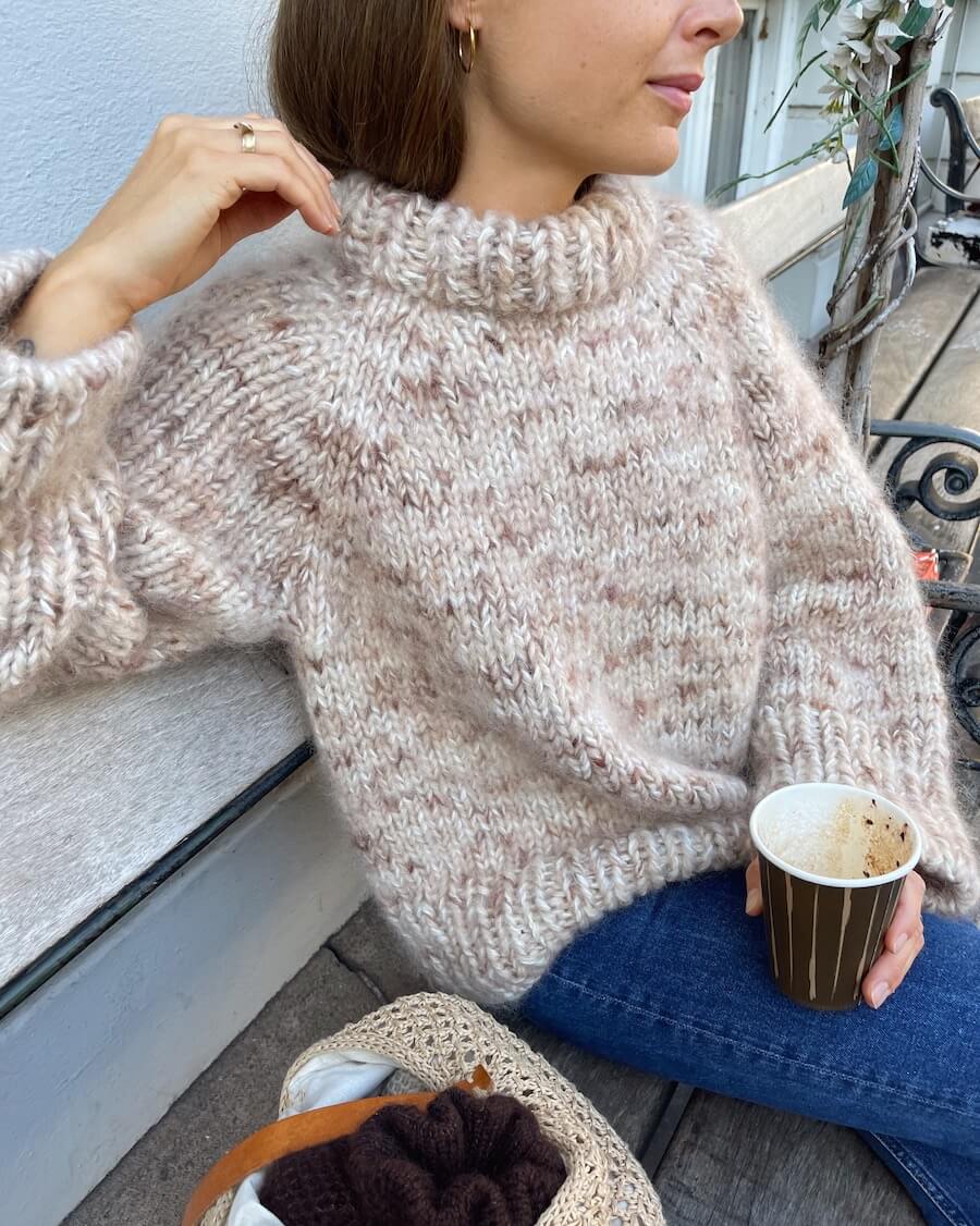 Marble Sweater - Papir - PetiteKnit - Garntopia