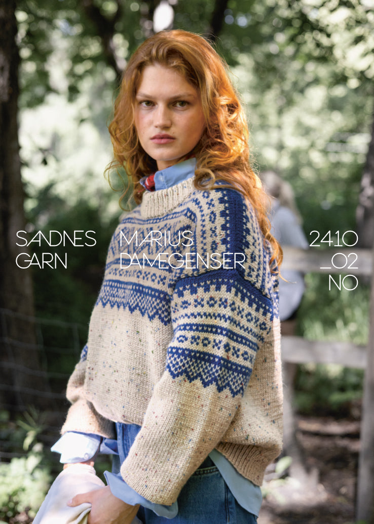 2410 - Norske Ikoner - Nr. 2  Marius damegenser - Sandnes garn - Garntopia